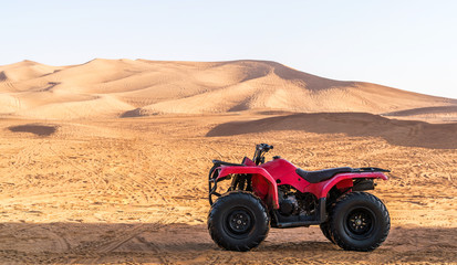 Quad Bike in the Desert © Andrius