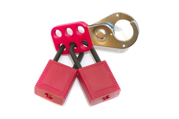 Hasp for preventing unintended switching on