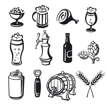 beer drinks icons