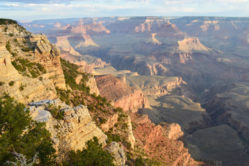 Colourful Grand Canyon at Dawn with Stunning Views