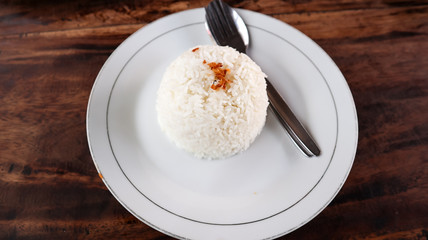 The rice look a fresh and delicious
