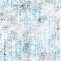 Abstract background with blue, gray, black glitches, dirty effect. Old vintage paper, geometric mixing strokes, lines. Colorful scuffs, scrathes, brush spots for tile, fabric, pattern, design, cover