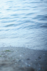 The surf on the coast of the Black Sea