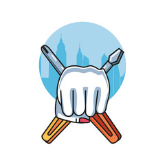 screwdrivers tools with hand fist power female