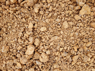 ground, soil, clay dried in the sun.