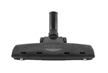 part of a vacuum cleaner isolated on a white background, close up. Place for text.