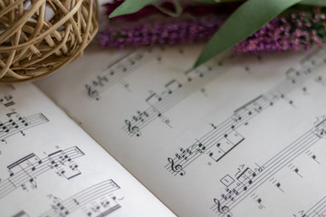 sheet music for pianos