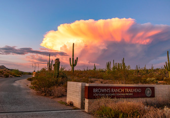 Browns Ranch Trailhead City Park In  Scottsdale, Arizona