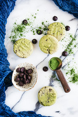 Chocolate Chip Kale Powder Cookies