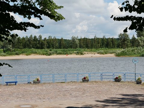 Fluss bei Silute in Litauen