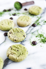 Chocolate Chip Kale Powder Cookies