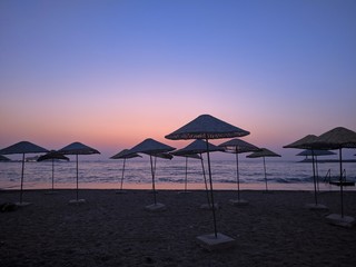 umbrellas on the beach