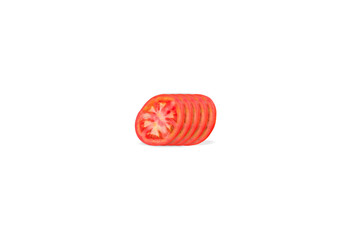 Sliced tomato set, nutritious and healthy food