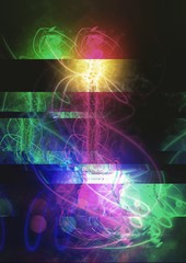 抽象的なギター