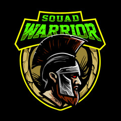 gladiator logo concept 