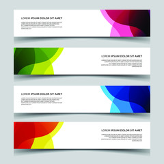 Vector Abstract banner web template