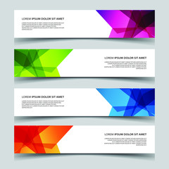 Vector Abstract banner web template