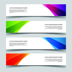 Vector Abstract banner web template