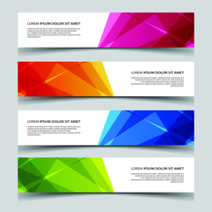 Vector Abstract banner web template