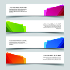 Vector Abstract banner web template