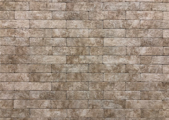 Natural brown and dark gray brick wall