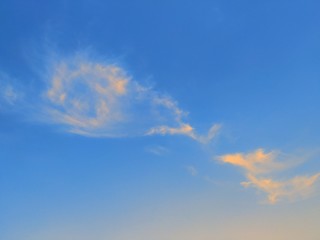 blue sky with clouds