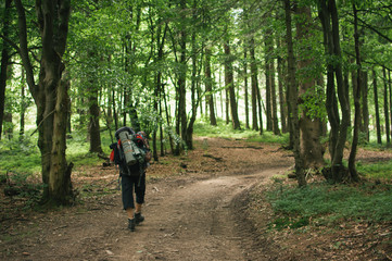 Obraz premium Backpacking in Beskydy mountains, the most favourite places