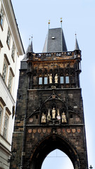 Fototapeta premium The Charles Bridge over the River Vltava in Prague in the Czech republic