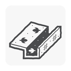 gutter cleaning icon