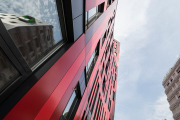 Modern architecture exterior.