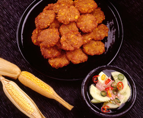 Thai Food. Corn Fritter - Studio