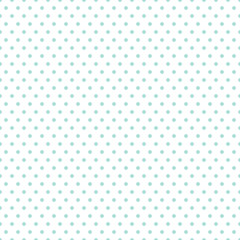 Abstract blue polka dot background pattern.