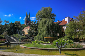 Olsztyn na Warmii,fontanna 