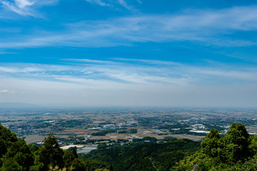 Fototapeta premium 鷹取山から佐賀平野を眺める