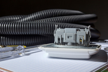 Notebook and electrical accessories