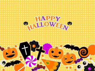 ハロウィンのイラスト背景