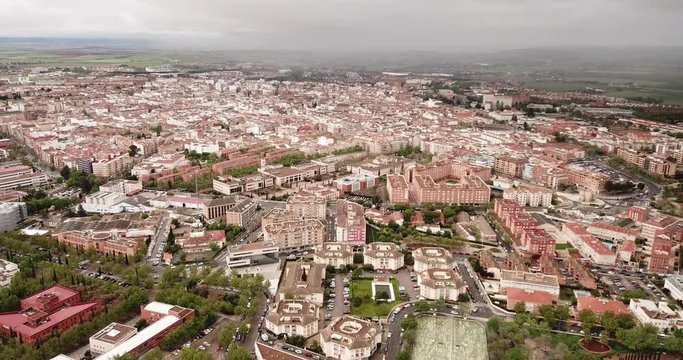 Roofs of town in La Mancha region. Ciudad Real. Spain