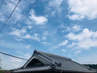 roof and sky