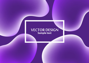 Obraz premium Abstract geometric fluid background. Colorful fluid color with shape elements. Dynamic style. Modern and creative design for banner, flyer, cover, poster, business card.