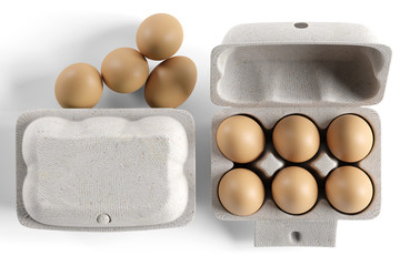 eggs in a box