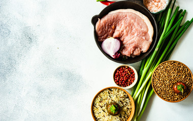Organic food concept