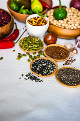 Organic food concept