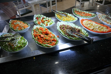 A range of vegetables