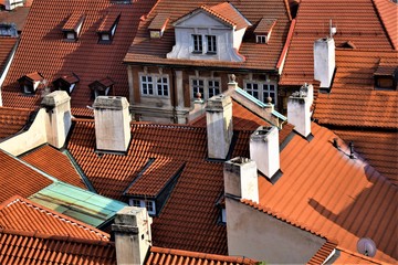 Tejados de la ciudad de Praga