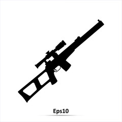 Weapons icon. Vector Illustration. EPS10