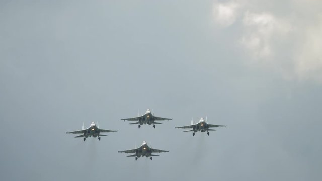 Military jets Squadron aerobatic team