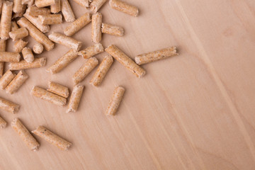 Pellets Holzbrett