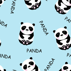 cute little panda pattern