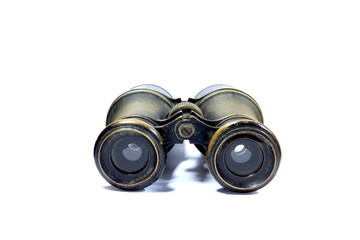 vintage binocular from world war 1 era, looking to the past of world history