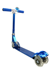Push Scooter. Isolated with clipping path.